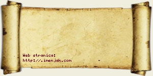 Jagodinka Ćatić vizit kartica